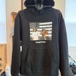 Primitive Black Hoodie with OutKast Graphic Print L worn once
